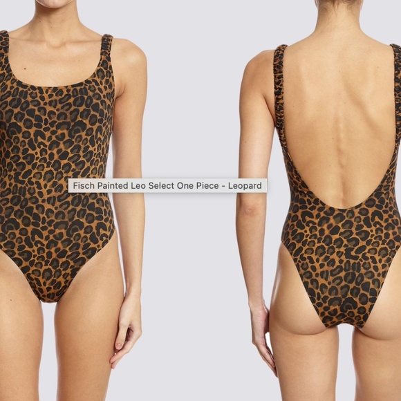 FISCH Leopard One-Piece Swimsuit, Sz S, NEW w/ TAGS - Picture 4 of 4